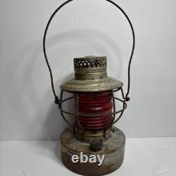 Vintage Handlan St Louis USA kerosene railroad lamp caboose lantern collectible