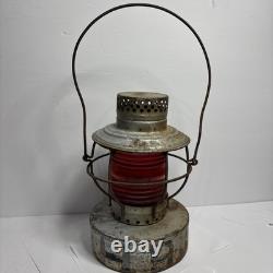 Vintage Handlan St Louis USA kerosene railroad lamp caboose lantern collectible