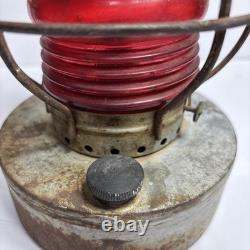 Vintage Handlan St Louis USA kerosene railroad lamp caboose lantern collectible