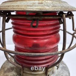 Vintage Handlan St Louis USA kerosene railroad lamp caboose lantern collectible