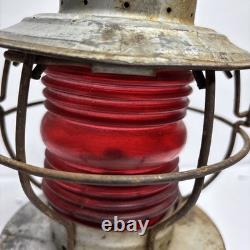 Vintage Handlan St Louis USA kerosene railroad lamp caboose lantern collectible