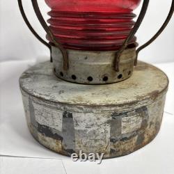 Vintage Handlan St Louis USA kerosene railroad lamp caboose lantern collectible