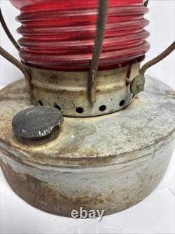 Vintage Handlan St Louis USA kerosene railroad lamp caboose lantern collectible
