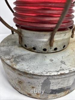 Vintage Handlan St Louis USA kerosene railroad lamp caboose lantern collectible
