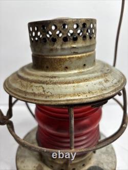 Vintage Handlan St Louis USA kerosene railroad lamp caboose lantern collectible