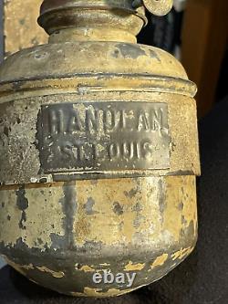 Vintage Handlan St. Louis Wall Mount RR Railroad Caboose Lantern Lamp Train