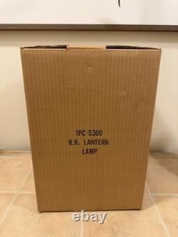 Vintage House of Schroeder Railroad Lantern Electric Lamp (Model #5300) (NIB)
