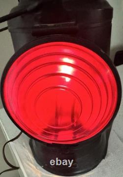 Vintage Industrial Railroad Signal Lamp Table Lamp