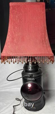 Vintage Industrial Railroad Signal Lamp Table Lamp