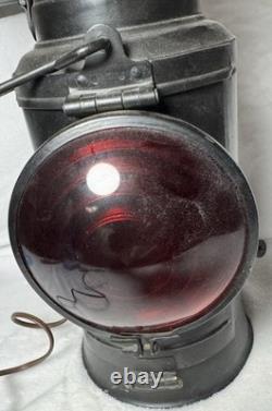 Vintage Industrial Railroad Signal Lamp Table Lamp