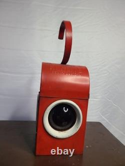 Vintage Kenyon's KENLITE Railway Signal Lamp British Rail Lantern BS3143 Red