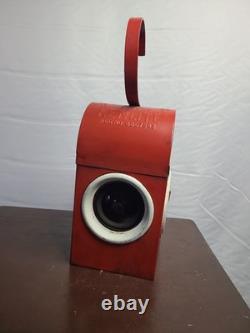 Vintage Kenyon's KENLITE Railway Signal Lamp British Rail Lantern BS3143 Red