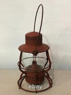 Vintage Keystone KC Pennsylvania PRR Railroad RR Train Lantern Lamp Light