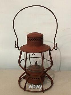 Vintage Keystone KC Pennsylvania PRR Railroad RR Train Lantern Lamp Light