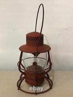 Vintage Keystone KC Pennsylvania PRR Railroad RR Train Lantern Lamp Light