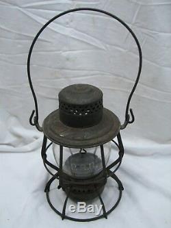 Vintage Keystone The Casey PRR Railroad Train Lantern Kerosene Lamp Light RR