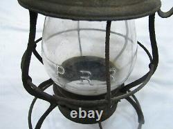 Vintage Keystone The Casey PRR Railroad Train Lantern Kerosene Lamp Light RR B