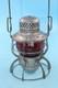 Vintage L&n Railroad Short Red Etched Globe Hand Lantern