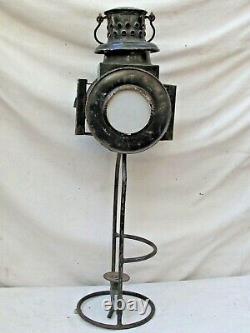 Vintage Large German Osmeka Railroad Lamp Lantern