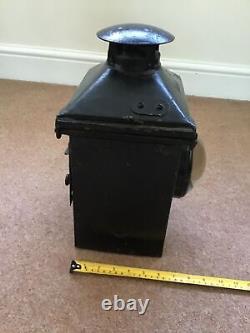 Vintage Large Metal British Rail Midlands Railway Lamp