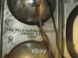 Vintage Large Trans-Lite Pyle National Railroad Train Engine Headlight