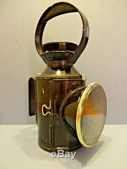 Vintage London Transport Railway Signal Lantern