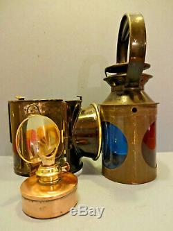 Vintage London Transport Railway Signal Lantern