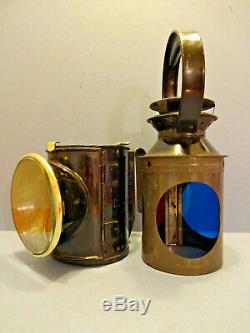 Vintage London Transport Railway Signal Lantern