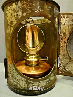 Vintage London Transport Railway Signal Lantern