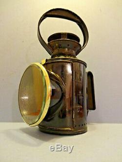 Vintage London Transport Railway Signal Lantern