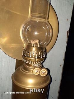 Vintage Lot Scott railroad coach lamp Pullman Silver palace car Brass Oil Lamps