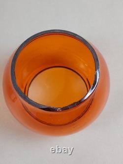 Vintage NORTHERN PACIFIC RAILROAD Lantern N. P. RY. AMBER Globe Adlake Kero CLEAN