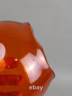 Vintage NORTHERN PACIFIC RAILROAD Lantern N. P. RY. AMBER Globe Adlake Kero CLEAN