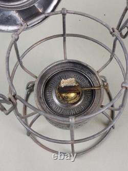 Vintage NORTHERN PACIFIC RAILROAD Lantern N. P. RY. AMBER Globe Adlake Kero CLEAN