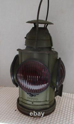 Vintage NYCL New York City Line Dressel Caboose Railroad Switch lantern