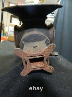 Vintage Non Sweating Adlake Lamp Railroad Signal Lamp Blue Lens