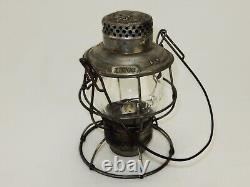 Vintage Oil Railroad Lamp, Adlake Reliable, Erie Railroad, Swing Handle, #LMP-03