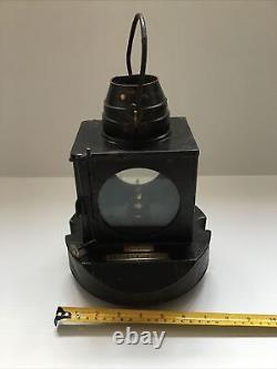 Vintage Original Preloved GNR Stanley Spare Steel Railway Lamp/Lantern