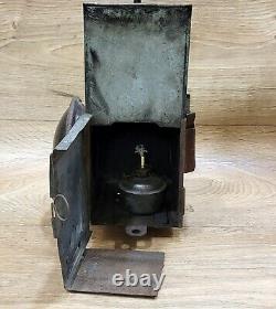 Vintage Original Railroad Lantern Antique collectible kerosene oil Railway lamp