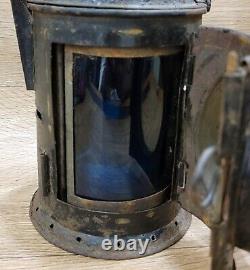 Vintage Original Railroad Lantern Antique collectible kerosene oil Railway lamp