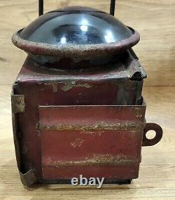 Vintage Original Railroad Lantern Antique collectible kerosene oil Railway lamp