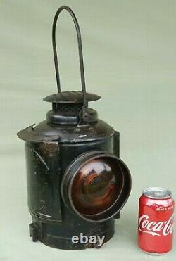 Vintage Original The Adlake Non Sweating Lamp Railway Signal Lamp