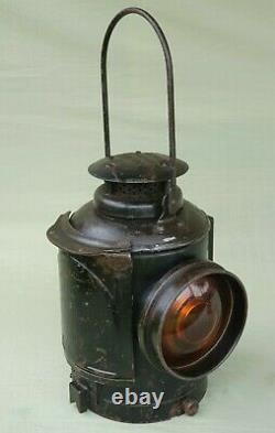 Vintage Original The Adlake Non Sweating Lamp Railway Signal Lamp