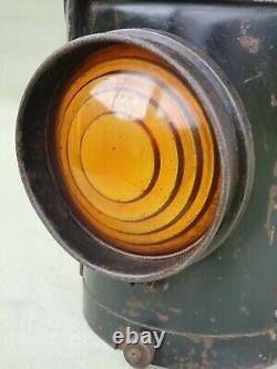 Vintage Original The Adlake Non Sweating Lamp Railway Signal Lamp