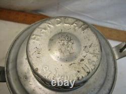 Vintage PRR Handlan Railroad Train Lantern Kerosene Lamp Etched Globe Light RR