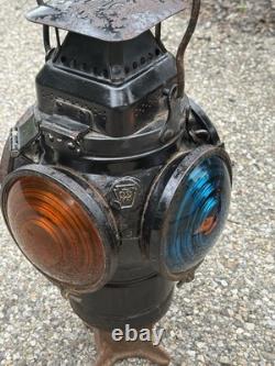 Vintage PRR Pennsylvania Railroad Adlake Model 1284 Non-Sweating Switch Lamp M