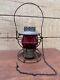 Vintage PRR Red Globe Handlan Railroad Train Lantern Kerosene Lamp Light PA RR