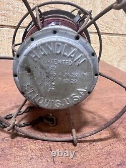 Vintage PRR Red Globe Handlan Railroad Train Lantern Kerosene Lamp Light PA RR