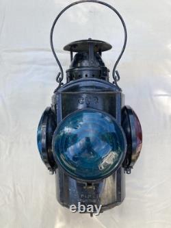 Vintage Piper HLP M Train Railroad Lantern, CNR, Piper Montreal