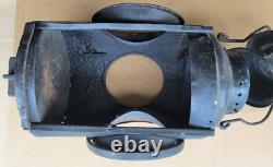 Vintage Piper Toronto Railroad Lantern Railway Caboose Lamp Frame